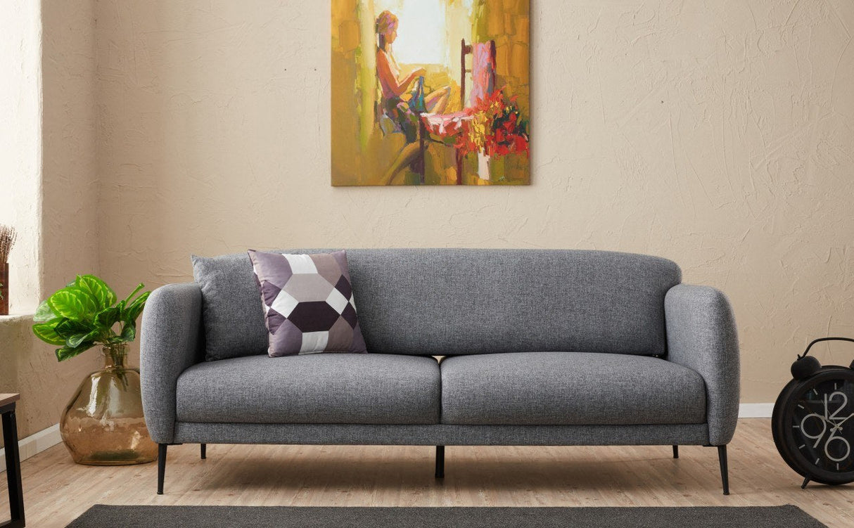 Canapea extensibilă Venus, 3 locuri, Diverse culori, 210x95x80 cm - Gri închis | SKU: 825BLC2755 | Canapea extensibilă Venus, 3 locuri, 210x95x80 cm, varianta Gri închis, produs pentru amenajarea locuinței, disponibil online în România la CasaMob