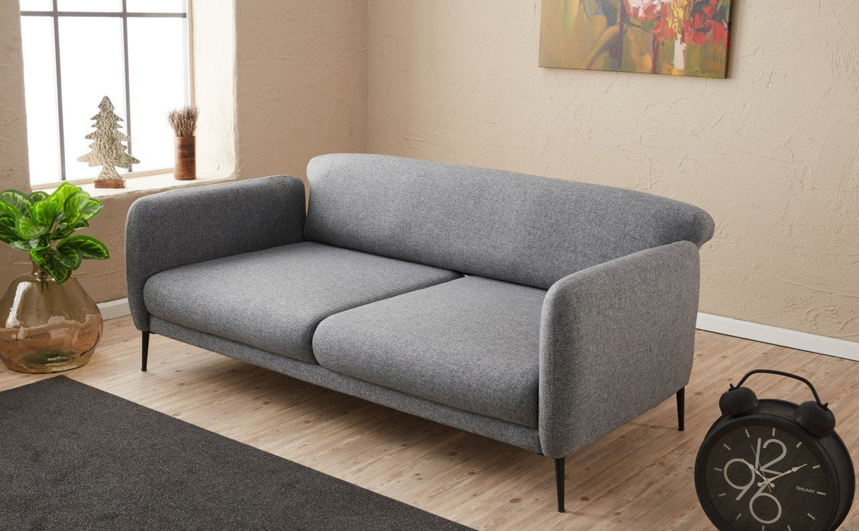 Canapea extensibilă Venus, 3 locuri, Diverse culori, 210x95x80 cm - Gri închis | SKU: 825BLC2755 | Canapea extensibilă Venus, 3 locuri, 210x95x80 cm, varianta Gri închis, produs pentru amenajarea locuinței, disponibil online în România la CasaMob