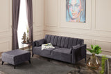 Canapea extensibilă Ova, Colț, Diverse culori, 206x165x80 cm - Antracit | SKU: 825BLC2759 | Canapea extensibilă Ova, Colț, 206x165x80 cm, varianta Antracit, produs pentru amenajarea locuinței, disponibil online în România la CasaMob