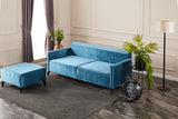 Canapea extensibilă Ova, Colț, Diverse culori, 206x165x80 cm - Turcoaz | SKU: 825BLC2761 | Canapea extensibilă Ova, Colț, 206x165x80 cm, varianta Turcoaz, produs pentru amenajarea locuinței, disponibil online în România la CasaMob