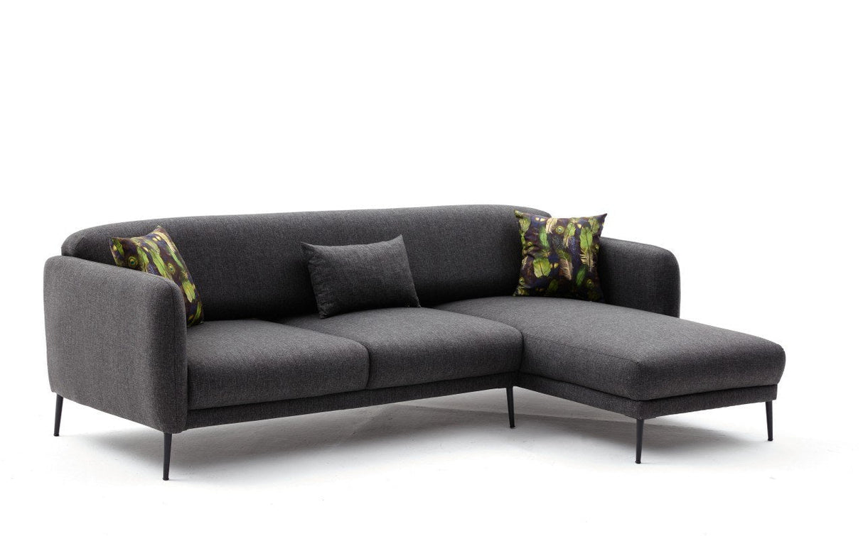 Canapea extensibilă Venus, Colț, Dreapta, Diverse culori, 265x163x80 cm - Antracit | SKU: 825BLC2762 | Canapea extensibilă Venus, Colț, Dreapta, 265x163x80 cm, varianta Antracit, produs pentru amenajarea locuinței, disponibil online în România la CasaMob