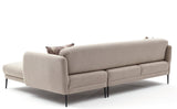 Canapea extensibilă Venus, Colț, Dreapta, Diverse culori, 265x163x80 cm - Crem | SKU: 825BLC2764 | Canapea extensibilă Venus, Colț, Dreapta, 265x163x80 cm, varianta Crem, produs pentru amenajarea locuinței, disponibil online în România la CasaMob