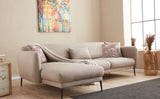 Canapea extensibilă Venus, Colț, Stânga, Diverse culori, 265x163x80 cm - Crem | SKU: 825BLC2765 | Canapea extensibilă Venus, Colț, Stânga, 265x163x80 cm, varianta Crem, produs pentru amenajarea locuinței, disponibil online în România la CasaMob
