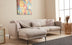 Crem | SKU: 825BLC2765 | Canapea extensibilă Venus, Colț, Stânga, 265x163x80 cm, varianta Crem, produs pentru amenajarea locuinței, disponibil online în România la CasaMob