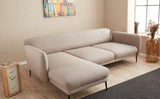 Canapea extensibilă Venus, Colț, Stânga, Diverse culori, 265x163x80 cm - Crem | SKU: 825BLC2765 | Canapea extensibilă Venus, Colț, Stânga, 265x163x80 cm, varianta Crem, produs pentru amenajarea locuinței, disponibil online în România la CasaMob