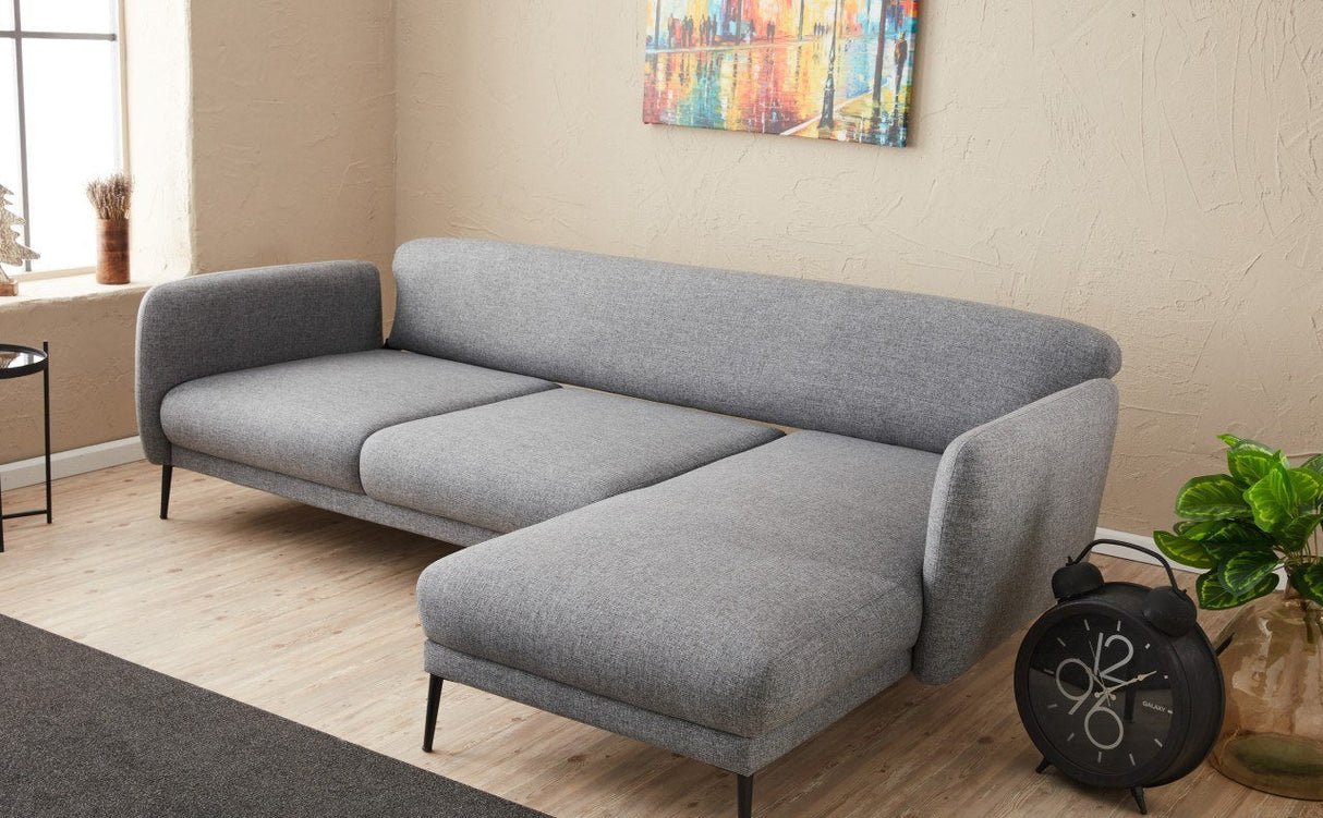 Canapea extensibilă Venus, Colț, Dreapta, Diverse culori, 265x163x80 cm - Gri deschis | SKU: 825BLC2766 | Canapea extensibilă Venus, Colț, Dreapta, 265x163x80 cm, varianta Gri deschis, produs pentru amenajarea locuinței, disponibil online în România la CasaMob