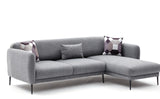 Canapea extensibilă Venus, Colț, Dreapta, Diverse culori, 265x163x80 cm - Gri deschis | SKU: 825BLC2766 | Canapea extensibilă Venus, Colț, Dreapta, 265x163x80 cm, varianta Gri deschis, produs pentru amenajarea locuinței, disponibil online în România la CasaMob