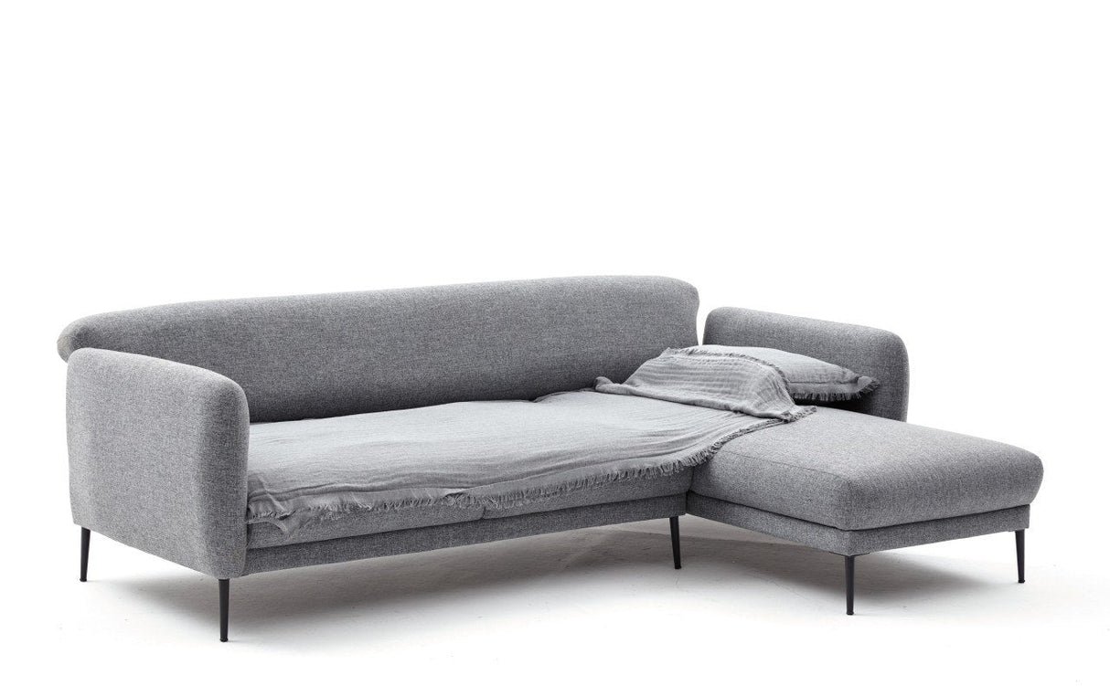 Canapea extensibilă Venus, Colț, Dreapta, Diverse culori, 265x163x80 cm - Gri deschis | SKU: 825BLC2766 | Canapea extensibilă Venus, Colț, Dreapta, 265x163x80 cm, varianta Gri deschis, produs pentru amenajarea locuinței, disponibil online în România la CasaMob