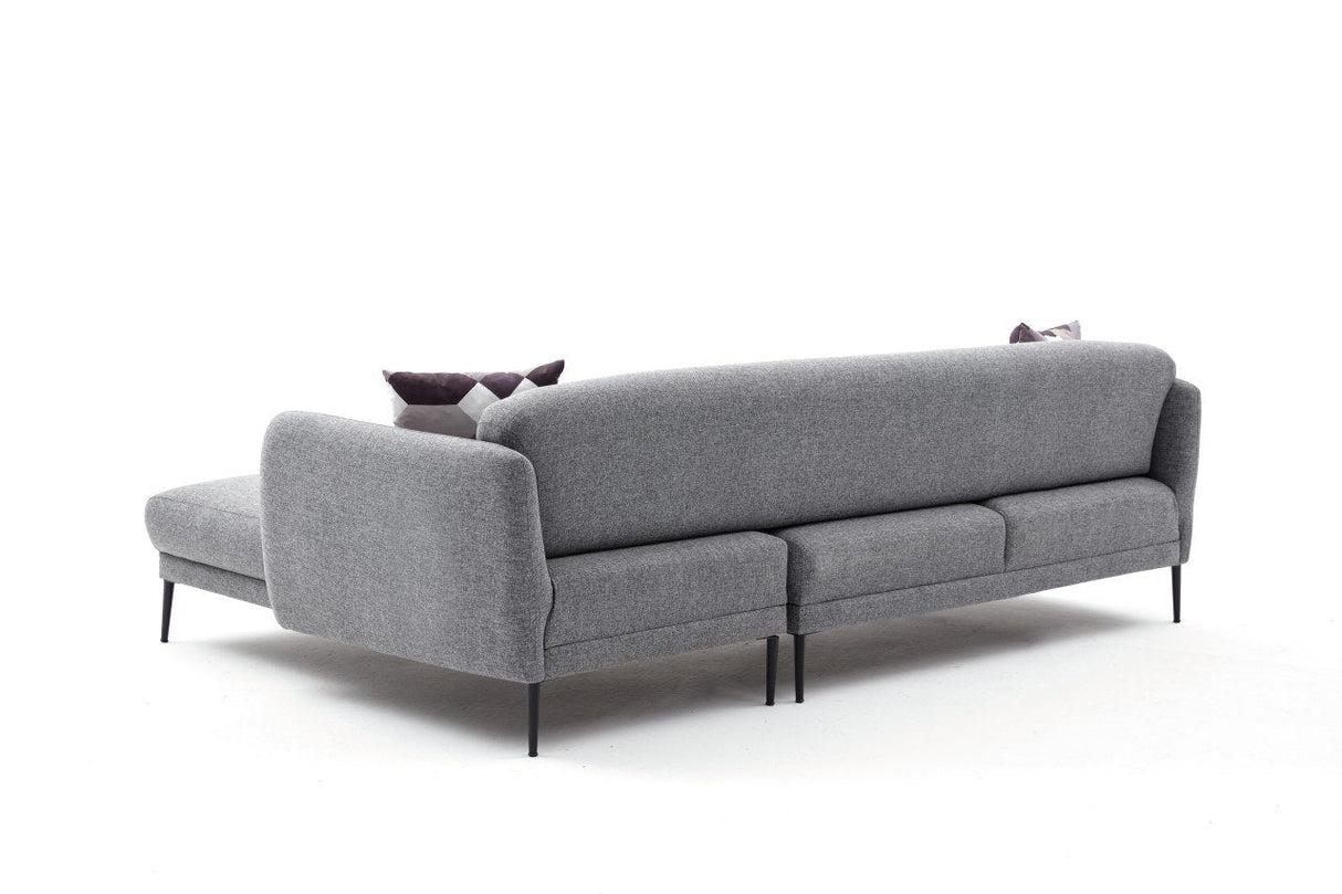 Canapea extensibilă Venus, Colț, Dreapta, Diverse culori, 265x163x80 cm - Gri deschis | SKU: 825BLC2766 | Canapea extensibilă Venus, Colț, Dreapta, 265x163x80 cm, varianta Gri deschis, produs pentru amenajarea locuinței, disponibil online în România la CasaMob