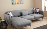Canapea extensibilă Venus, Colț, Stânga, Diverse culori, 265x163x80 cm - Gri deschis | SKU: 825BLC2767 | Canapea extensibilă Venus, Colț, Stânga, 265x163x80 cm, varianta Gri deschis, produs pentru amenajarea locuinței, disponibil online în România la CasaMob