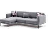 Canapea extensibilă Venus, Colț, Stânga, Diverse culori, 265x163x80 cm - Gri deschis | SKU: 825BLC2767 | Canapea extensibilă Venus, Colț, Stânga, 265x163x80 cm, varianta Gri deschis, produs pentru amenajarea locuinței, disponibil online în România la CasaMob