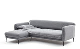 Canapea extensibilă Venus, Colț, Stânga, Diverse culori, 265x163x80 cm - Gri deschis | SKU: 825BLC2767 | Canapea extensibilă Venus, Colț, Stânga, 265x163x80 cm, varianta Gri deschis, produs pentru amenajarea locuinței, disponibil online în România la CasaMob