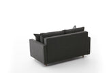 Canapea fixă Eva, Diverse culori, Diverse configurații, Diverse dimensiuni - Antracit - 155x90x82 cm - 2 locuri | SKU: 825BLC2773 | Canapea fixă Eva, varianta Antracit - 155x90x82 cm - 2 locuri, produs pentru amenajarea locuinței, disponibil online în România la CasaMob