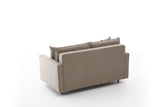 Canapea fixă Eva, Diverse culori, Diverse configurații, Diverse dimensiuni - Crem - 155x90x82 cm - 2 locuri | SKU: 825BLC2774 | Canapea fixă Eva, varianta Crem - 155x90x82 cm - 2 locuri, produs pentru amenajarea locuinței, disponibil online în România la CasaMob