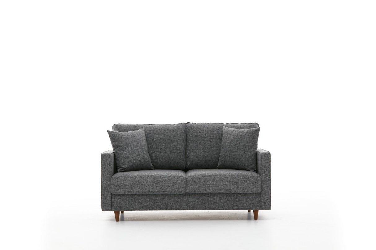 Canapea fixă Eva, Diverse culori, Diverse configurații, Diverse dimensiuni - Gri - 155x90x82 cm - 2 locuri | SKU: 825BLC2772 | Canapea fixă Eva, varianta Gri - 155x90x82 cm - 2 locuri, produs pentru amenajarea locuinței, disponibil online în România la CasaMob