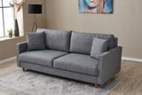 Canapea fixă Eva, Diverse culori, Diverse configurații, Diverse dimensiuni - Gri - 210x90x82 cm - 3 locuri | SKU: 825BLC2775 | Canapea fixă Eva, varianta Gri - 210x90x82 cm - 3 locuri, produs pentru amenajarea locuinței, disponibil online în România la CasaMob