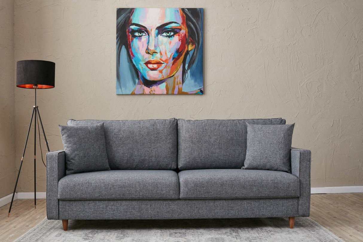 Canapea fixă Eva, Diverse culori, Diverse configurații, Diverse dimensiuni - Gri - 210x90x82 cm - 3 locuri | SKU: 825BLC2775 | Canapea fixă Eva, varianta Gri - 210x90x82 cm - 3 locuri, produs pentru amenajarea locuinței, disponibil online în România la CasaMob