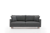 Canapea fixă Eva, Diverse culori, Diverse configurații, Diverse dimensiuni - Gri - 210x90x82 cm - 3 locuri | SKU: 825BLC2775 | Canapea fixă Eva, varianta Gri - 210x90x82 cm - 3 locuri, produs pentru amenajarea locuinței, disponibil online în România la CasaMob