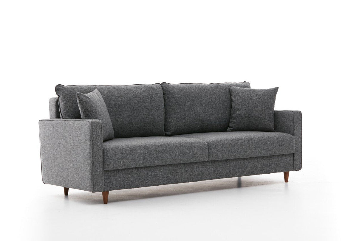 Canapea fixă Eva, Diverse culori, Diverse configurații, Diverse dimensiuni - Gri - 210x90x82 cm - 3 locuri | SKU: 825BLC2775 | Canapea fixă Eva, varianta Gri - 210x90x82 cm - 3 locuri, produs pentru amenajarea locuinței, disponibil online în România la CasaMob