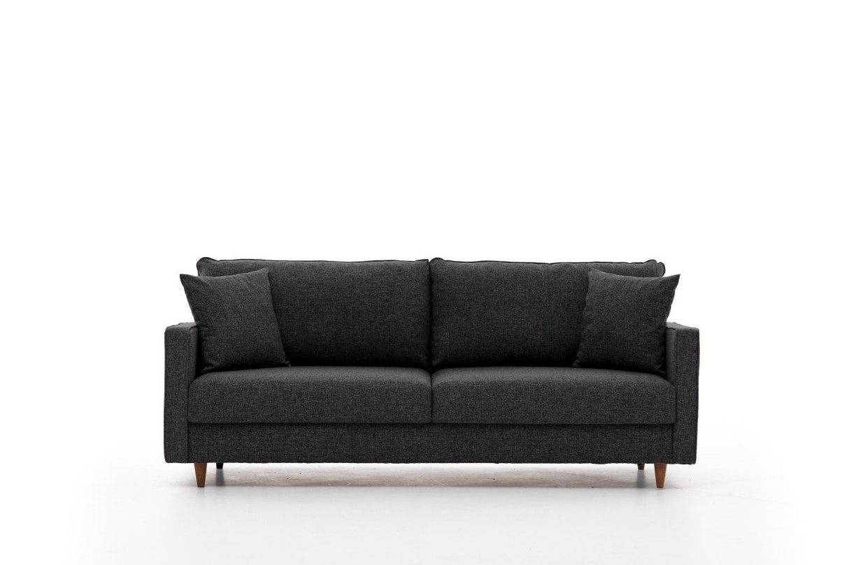 Canapea fixă Eva, Diverse culori, Diverse configurații, Diverse dimensiuni - Antracit - 210x90x82 cm - 3 locuri | SKU: 825BLC2776 | Canapea fixă Eva, varianta Antracit - 210x90x82 cm - 3 locuri, produs pentru amenajarea locuinței, disponibil online în România la CasaMob