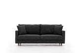 Canapea fixă Eva, Diverse culori, Diverse configurații, Diverse dimensiuni - Antracit - 210x90x82 cm - 3 locuri | SKU: 825BLC2776 | Canapea fixă Eva, varianta Antracit - 210x90x82 cm - 3 locuri, produs pentru amenajarea locuinței, disponibil online în România la CasaMob