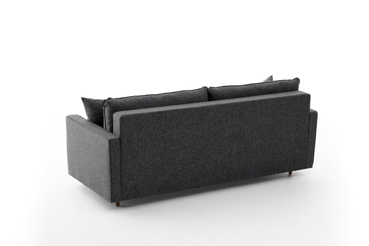 Canapea fixă Eva, Diverse culori, Diverse configurații, Diverse dimensiuni - Antracit - 210x90x82 cm - 3 locuri | SKU: 825BLC2776 | Canapea fixă Eva, varianta Antracit - 210x90x82 cm - 3 locuri, produs pentru amenajarea locuinței, disponibil online în România la CasaMob