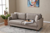 Canapea fixă Eva, Diverse culori, Diverse configurații, Diverse dimensiuni - Crem - 210x90x82 cm - 3 locuri | SKU: 825BLC2777 | Canapea fixă Eva, varianta Crem - 210x90x82 cm - 3 locuri, produs pentru amenajarea locuinței, disponibil online în România la CasaMob