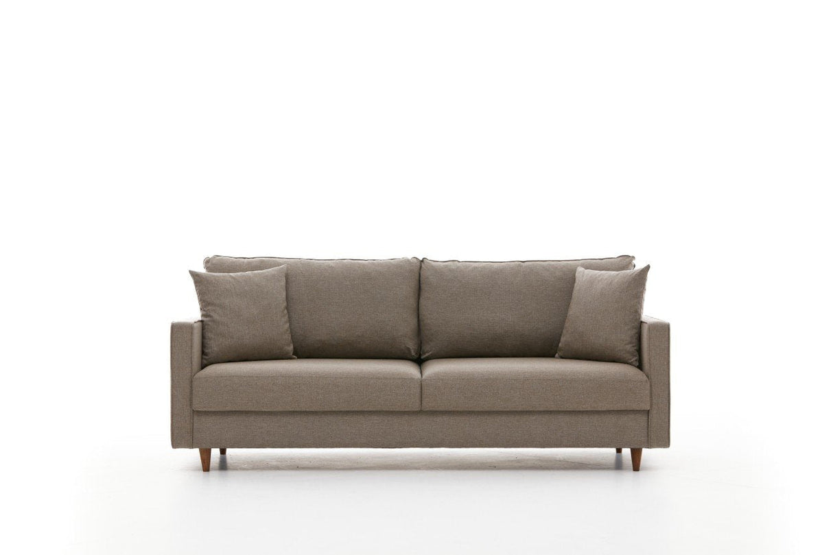 Canapea fixă Eva, Diverse culori, Diverse configurații, Diverse dimensiuni - Crem - 210x90x82 cm - 3 locuri | SKU: 825BLC2777 | Canapea fixă Eva, varianta Crem - 210x90x82 cm - 3 locuri, produs pentru amenajarea locuinței, disponibil online în România la CasaMob