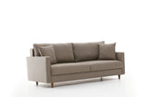 Canapea fixă Eva, Diverse culori, Diverse configurații, Diverse dimensiuni - Crem - 210x90x82 cm - 3 locuri | SKU: 825BLC2777 | Canapea fixă Eva, varianta Crem - 210x90x82 cm - 3 locuri, produs pentru amenajarea locuinței, disponibil online în România la CasaMob