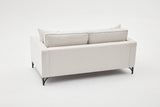 Canapea fixă Berlin, Diverse culori, Diverse configurații, Diverse dimensiuni - Crem - Negru - 180x91x83 cm - 2 locuri | SKU: 825BLC2792 | Canapea fixă Berlin, varianta Crem - Negru - 180x91x83 cm - 2 locuri, produs pentru amenajarea locuinței, disponibil online în România la CasaMob