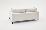Canapea fixă Berlin, Diverse culori, Diverse configurații, Diverse dimensiuni - Crem - Negru - 180x91x83 cm - 2 locuri | SKU: 825BLC2792 | Canapea fixă Berlin, varianta Crem - Negru - 180x91x83 cm - 2 locuri, produs pentru amenajarea locuinței, disponibil online în România la CasaMob