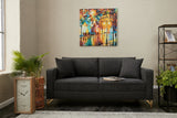 Canapea fixă Berlin, Diverse culori, Diverse configurații, Diverse dimensiuni - Antracit - Auriu - 180x91x83 cm - 2 locuri | SKU: 825BLC2793 | Canapea fixă Berlin, varianta Antracit - Auriu - 180x91x83 cm - 2 locuri, produs pentru amenajarea locuinței, disponibil online în România la CasaMob
