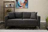 Canapea fixă Berlin, Diverse culori, Diverse configurații, Diverse dimensiuni - Antracit - Negru - 180x91x83 cm - 2 locuri | SKU: 825BLC2794 | Canapea fixă Berlin, varianta Antracit - Negru - 180x91x83 cm - 2 locuri, produs pentru amenajarea locuinței, disponibil online în România la CasaMob