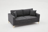 Canapea fixă Berlin, Diverse culori, Diverse configurații, Diverse dimensiuni - Antracit - Negru - 180x91x83 cm - 2 locuri | SKU: 825BLC2794 | Canapea fixă Berlin, varianta Antracit - Negru - 180x91x83 cm - 2 locuri, produs pentru amenajarea locuinței, disponibil online în România la CasaMob