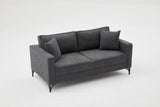 Canapea fixă Berlin, Diverse culori, Diverse configurații, Diverse dimensiuni - Antracit - Negru - 180x91x83 cm - 2 locuri | SKU: 825BLC2794 | Canapea fixă Berlin, varianta Antracit - Negru - 180x91x83 cm - 2 locuri, produs pentru amenajarea locuinței, disponibil online în România la CasaMob