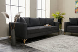Canapea fixă Berlin, Diverse culori, Diverse configurații, Diverse dimensiuni - Antracit - Auriu - 220x91x83 cm - 3 locuri | SKU: 825BLC2795 | Canapea fixă Berlin, varianta Antracit - Auriu - 220x91x83 cm - 3 locuri, produs pentru amenajarea locuinței, disponibil online în România la CasaMob