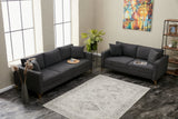 Canapea fixă Berlin, Diverse culori, Diverse configurații, Diverse dimensiuni - Antracit - Auriu - 220x91x83 cm - 3 locuri | SKU: 825BLC2795 | Canapea fixă Berlin, varianta Antracit - Auriu - 220x91x83 cm - 3 locuri, produs pentru amenajarea locuinței, disponibil online în România la CasaMob