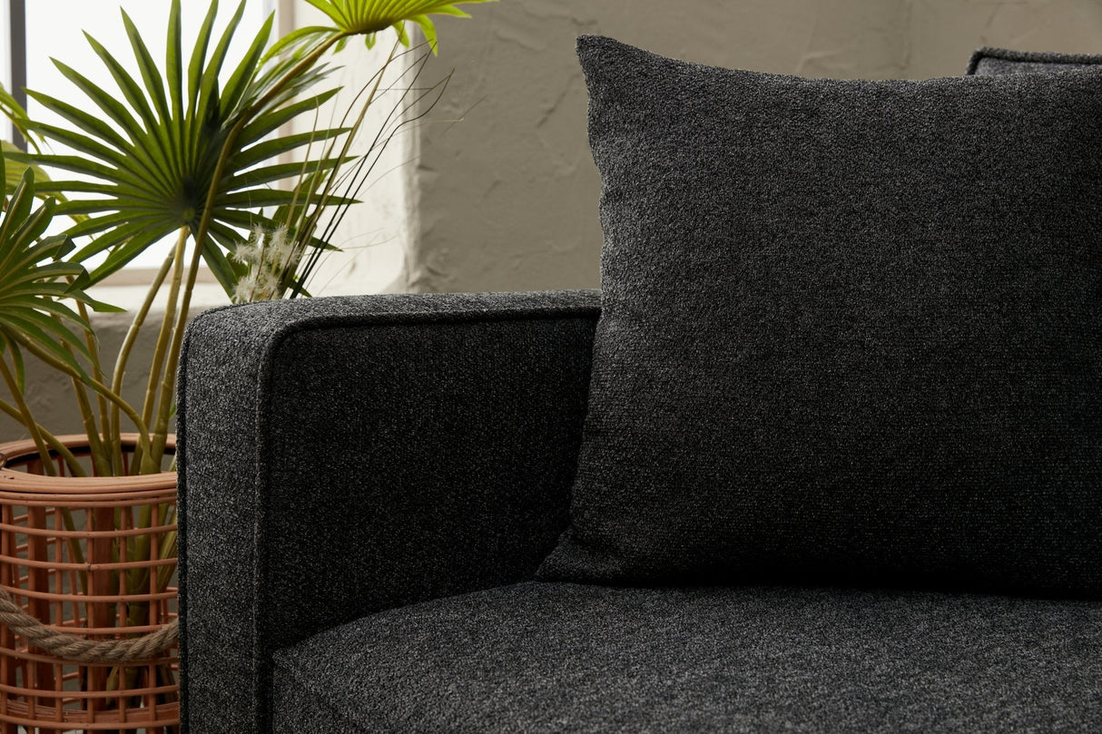 Canapea fixă Berlin, Diverse culori, Diverse configurații, Diverse dimensiuni - Antracit - Negru - 220x91x83 cm - 3 locuri | SKU: 825BLC2796 | Canapea fixă Berlin, varianta Antracit - Negru - 220x91x83 cm - 3 locuri, produs pentru amenajarea locuinței, disponibil online în România la CasaMob