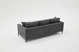 Canapea fixă Berlin, Diverse culori, Diverse configurații, Diverse dimensiuni - Antracit - Negru - 220x91x83 cm - 3 locuri | SKU: 825BLC2796 | Canapea fixă Berlin, varianta Antracit - Negru - 220x91x83 cm - 3 locuri, produs pentru amenajarea locuinței, disponibil online în România la CasaMob