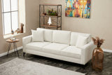 Canapea fixă Berlin, Diverse culori, Diverse configurații, Diverse dimensiuni - Crem - Negru - 220x91x83 cm - 3 locuri | SKU: 825BLC2798 | Canapea fixă Berlin, varianta Crem - Negru - 220x91x83 cm - 3 locuri, produs pentru amenajarea locuinței, disponibil online în România la CasaMob