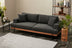 Antracit - 227x94x76 cm | SKU: 825BLC2818 | Canapea fixă 3 locuri Liva, varianta Antracit - 227x94x76 cm, produs pentru amenajarea locuinței, disponibil online în România la CasaMob