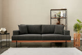 Canapea fixă 3 locuri Liva, Diverse culori, Diverse dimensiuni - Antracit - 227x94x76 cm | SKU: 825BLC2818 | Canapea fixă 3 locuri Liva, varianta Antracit - 227x94x76 cm, produs pentru amenajarea locuinței, disponibil online în România la CasaMob