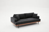 Canapea fixă 3 locuri Liva, Diverse culori, Diverse dimensiuni - Antracit - 227x94x76 cm | SKU: 825BLC2818 | Canapea fixă 3 locuri Liva, varianta Antracit - 227x94x76 cm, produs pentru amenajarea locuinței, disponibil online în România la CasaMob
