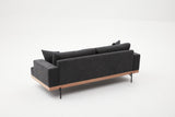 Canapea fixă 3 locuri Liva, Diverse culori, Diverse dimensiuni - Antracit - 227x94x76 cm | SKU: 825BLC2818 | Canapea fixă 3 locuri Liva, varianta Antracit - 227x94x76 cm, produs pentru amenajarea locuinței, disponibil online în România la CasaMob