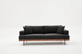 Canapea fixă 3 locuri Liva, Diverse culori, Diverse dimensiuni - Antracit - 227x94x76 cm | SKU: 825BLC2818 | Canapea fixă 3 locuri Liva, varianta Antracit - 227x94x76 cm, produs pentru amenajarea locuinței, disponibil online în România la CasaMob