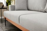 Canapea fixă 3 locuri Liva, Diverse culori, Diverse dimensiuni - Gri - 227x76x94 cm | SKU: 825BLC2820 | Canapea fixă 3 locuri Liva, varianta Gri - 227x76x94 cm, produs pentru amenajarea locuinței, disponibil online în România la CasaMob