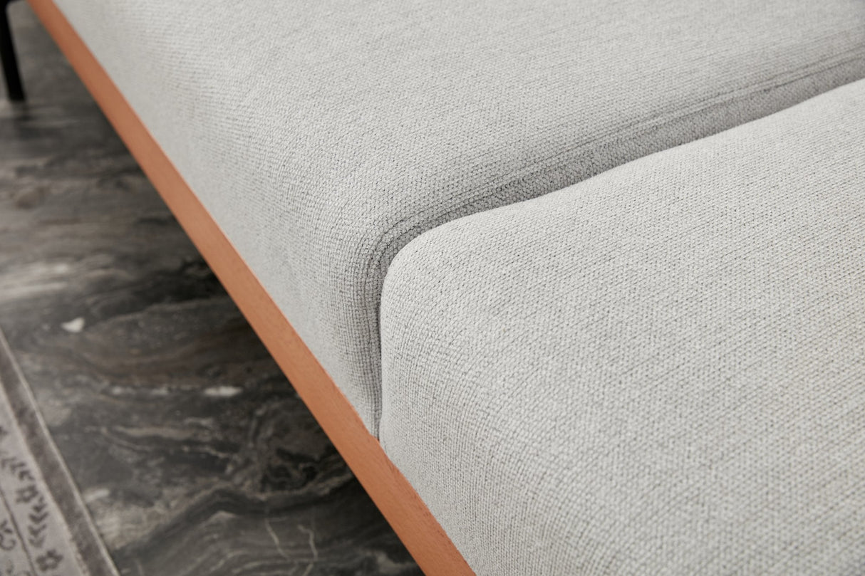 Canapea fixă 3 locuri Liva, Diverse culori, Diverse dimensiuni - Gri - 227x76x94 cm | SKU: 825BLC2820 | Canapea fixă 3 locuri Liva, varianta Gri - 227x76x94 cm, produs pentru amenajarea locuinței, disponibil online în România la CasaMob