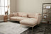 Bej - Auriu | SKU: 825BLC2830 | Canapea extensibilă Simena, Colț, 3 piese, Dreapta, 266x65x80 cm, varianta Bej - Auriu, produs pentru amenajarea locuinței, disponibil online în România la CasaMob