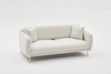 Canapea extensibilă Simena, 3 locuri, Diverse culori, 210x95x80 cm - Crem - Auriu | SKU: 825BLC2837 | Canapea extensibilă Simena, 3 locuri, 210x95x80 cm, varianta Crem - Auriu, produs pentru amenajarea locuinței, disponibil online în România la CasaMob