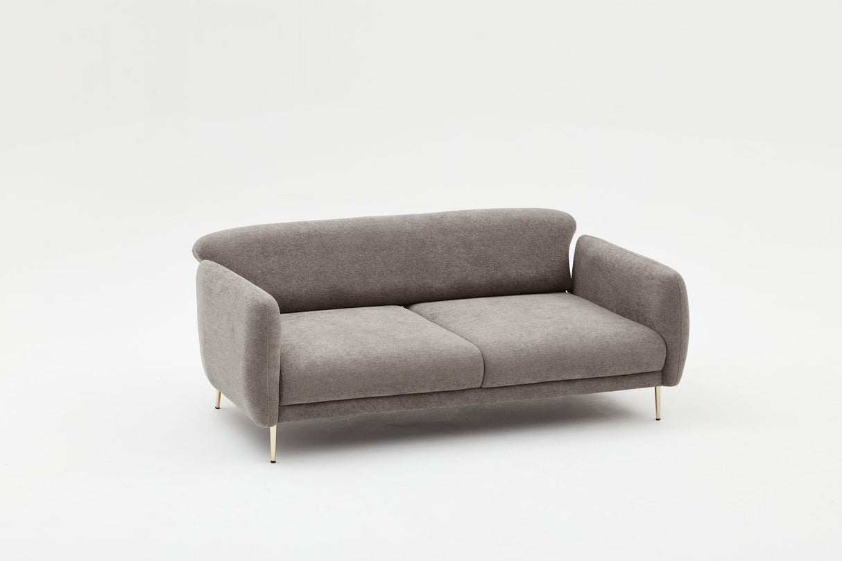 Canapea extensibilă Simena, 3 locuri, Diverse culori, 210x95x80 cm - Gri - Auriu | SKU: 825BLC2838 | Canapea extensibilă Simena, 3 locuri, 210x95x80 cm, varianta Gri - Auriu, produs pentru amenajarea locuinței, disponibil online în România la CasaMob